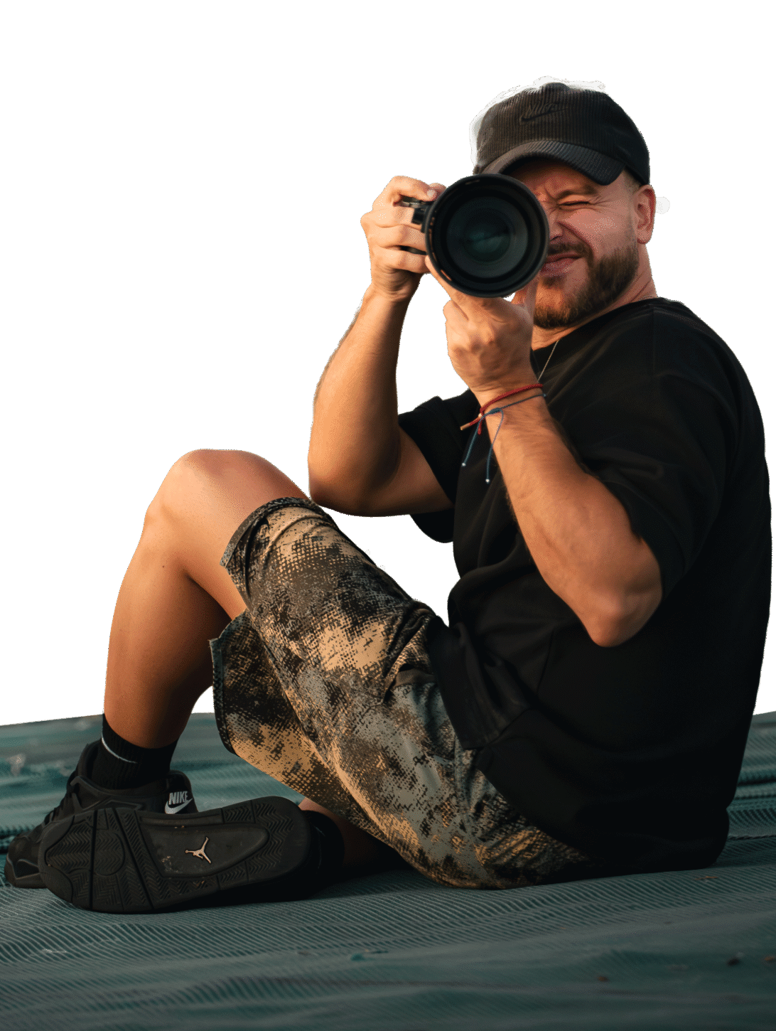 adobecolor safari hat isolated on the white background